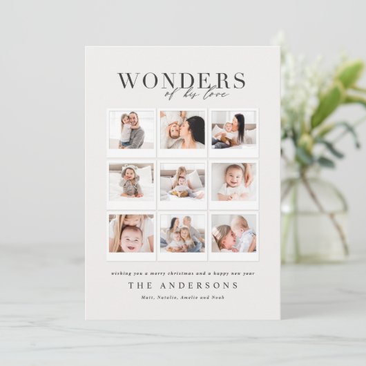 彼の愛疑問に思の写真数々の写真plaidバック シーズンカード (スタンド正面)