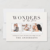 彼の愛疑問に思の写真数々の写真plaidバック シーズンカード (正面)