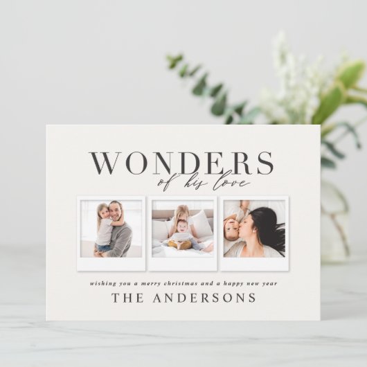 彼の愛疑問に思の写真数々の写真plaidバック シーズンカード (スタンド正面)