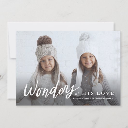 彼の愛疑問に思の宗教の手書き シーズンカード (正面)