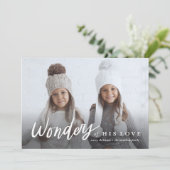 彼の愛疑問に思の宗教の手書き シーズンカード (スタンド正面)