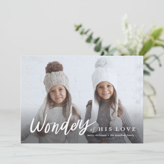 彼の愛疑問に思の宗教の手書き シーズンカード (スタンド正面)