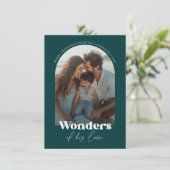 彼の愛疑問に思の宗教的なビーチのクリスマス シーズンカード (スタンド正面)