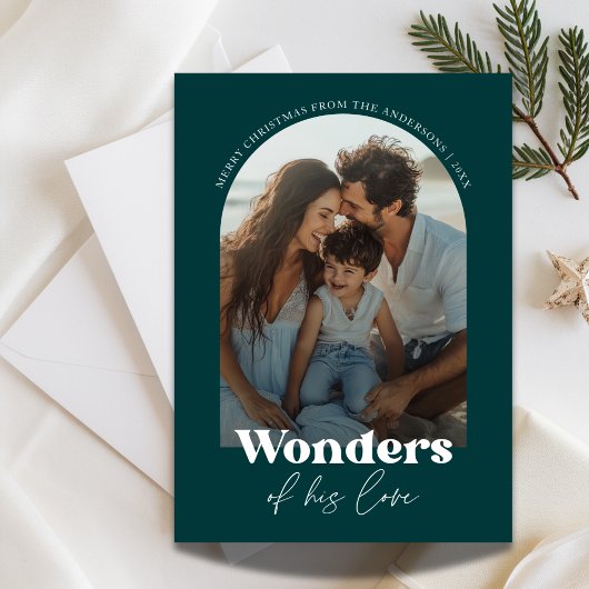 彼の愛疑問に思の宗教的なビーチのクリスマス シーズンカード