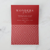 彼の愛疑問に思の宗教的な多面的なクリスマス カード (内部)