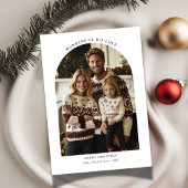 彼の愛疑問に思の聖降誕祭のアーチ写真 シーズンカード