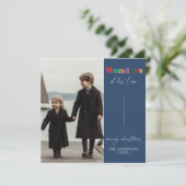 彼の愛疑問に思の聖降誕祭のレトロ シーズンカード (スタンド正面)