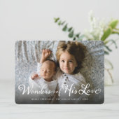 彼の愛疑問に思の聖降誕祭の写真 シーズンカード (スタンド正面)