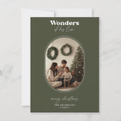 彼の愛疑問に思の聖降誕祭の写真 シーズンカード (正面)