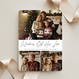 彼の愛疑問に思の聖降誕祭の台本 シーズンカード