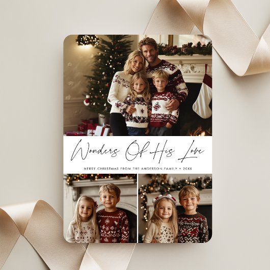 彼の愛疑問に思の聖降誕祭の台本 シーズンカード