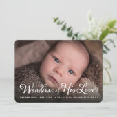 彼の愛疑問に思の聖降誕祭の誕生 案内状 (スタンド正面)