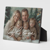 彼の愛疑問に思の フォトプラーク (側面)