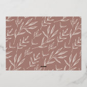 彼の愛疑問に思の |写真のコラージュ 箔シーズンカード (裏面)