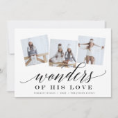 彼の愛疑問に思の |写真コラージュカード シーズンカード (正面)