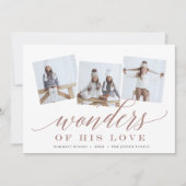 彼の愛疑問に思の |写真コラージュカード シーズンカード (正面)