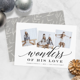 彼の愛疑問に思の |写真コラージュカード シーズンカード