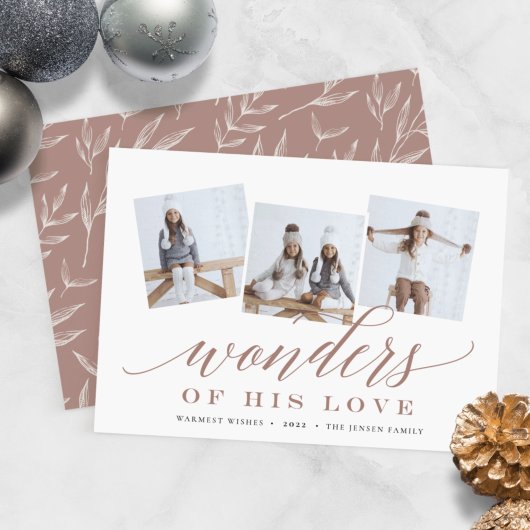 彼の愛疑問に思の |写真コラージュカード シーズンカード