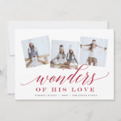 彼の愛疑問に思の |写真コラージュカード シーズンカード (正面)