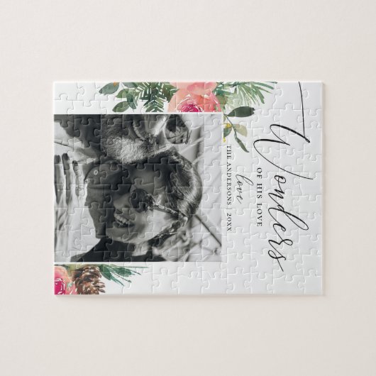 彼の愛疑問に思の | 宗教的なクリスマスの写真 ジグソーパズル (横)