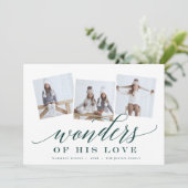 彼の愛疑問に思の |宗教的な写真コラージュ シーズンカード (スタンド正面)