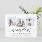 彼の愛疑問に思の |宗教的な写真コラージュ シーズンカード (スタンド正面)