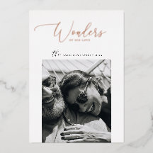 彼の愛疑問に思の | 金ゴールドエレガントのクリスマスフォト