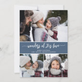 彼の愛疑問に思キリスト教のクリスマス シーズンカード (正面)