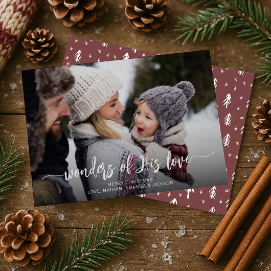 彼の愛疑問に思クリスマスのクリスチャン シーズンカード