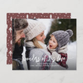 彼の愛疑問に思クリスマス・ホリデー・カード (正面/裏面)