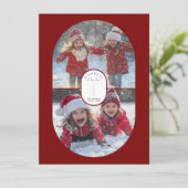 彼の愛疑問に思宗教のクリスマスのカプセル写真 シーズンカード (スタンド正面)
