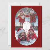 彼の愛疑問に思宗教のクリスマスのカプセル写真 シーズンカード (正面)