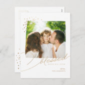 彼の愛賛美で – クリスマスのはがき シーズンポストカード (正面/裏面)