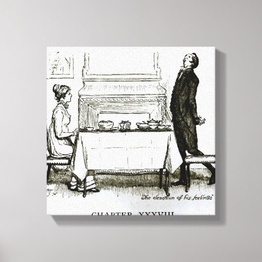 彼の感覚の高台 キャンバスプリント (正面)