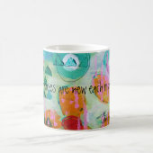 彼の慈悲は新しい毎朝のコーヒー・マグです コーヒーマグカップ (中央)