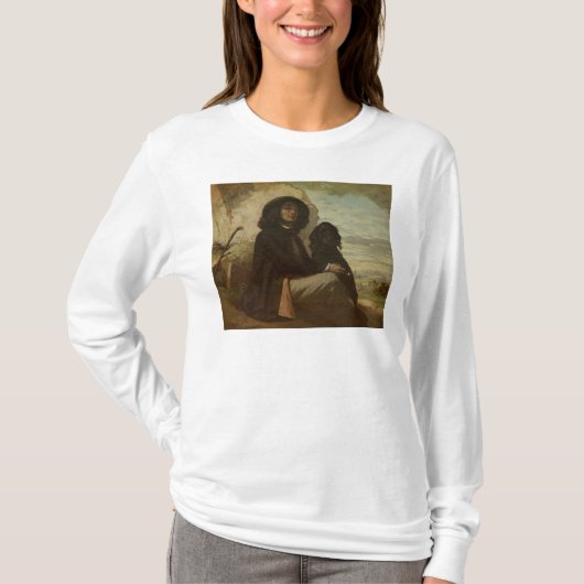 彼の憂うつとのCourbet、1842年 Tシャツ (正面)