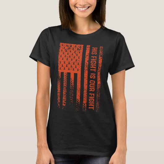 彼の戦いは我々の戦いRsd Crpsの認識度 Tシャツ (正面)