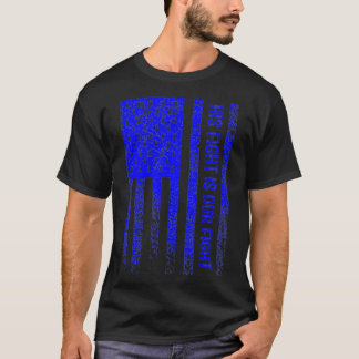 彼の戦いは我々の異色性白血球萎縮症A Tシャツ