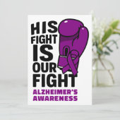 彼の戦いは私たちの戦い – アルツハイマー認識度 招待状 (スタンド正面)