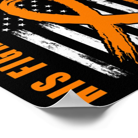 彼の戦いは私のおじいちゃん白血病認識度F ポスター (角)