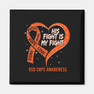 彼の戦いは私のファイトリボンハートRsd Crps Awaren マグネット