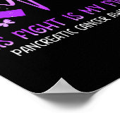 彼の戦いは私の全国膵臓がんA ポスター (角)