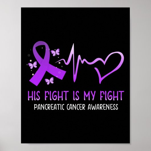 彼の戦いは私の全国膵臓がんA ポスター (正面)
