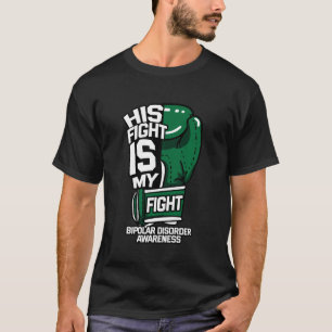 彼の戦いは私の双極性障害認識度G Tシャツ