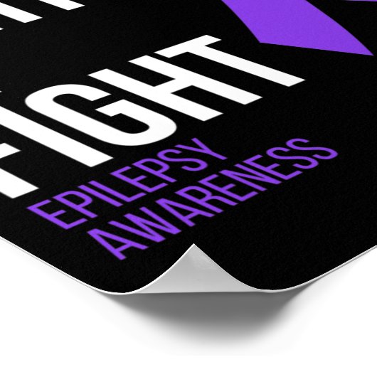 彼の戦いは私の戦いてんかん認識度月プール ポスター (角)