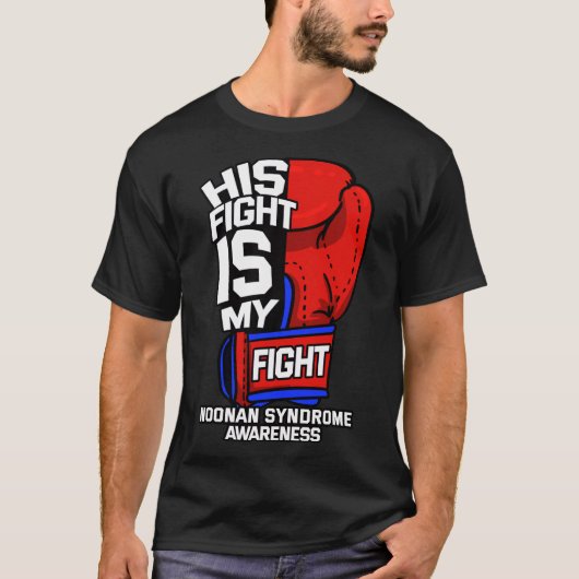 彼の戦いは私の戦いノナン症候群の男性ターナーMs. Tシャツ (正面)