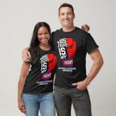 彼の戦いは私の戦いノナン症候群の男性ターナーMs. Tシャツ (ユニセックス)