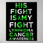 彼の戦いは私の戦いリンパ腫の血液がん患者 ポスター (正面)