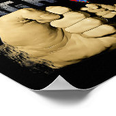 彼の戦いは私の戦い自閉症意識とサポート ポスター (角)