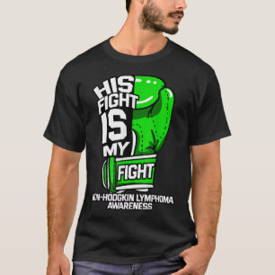 彼の戦いは私の戦い非ホジキンリンパ腫アウェレン Tシャツ